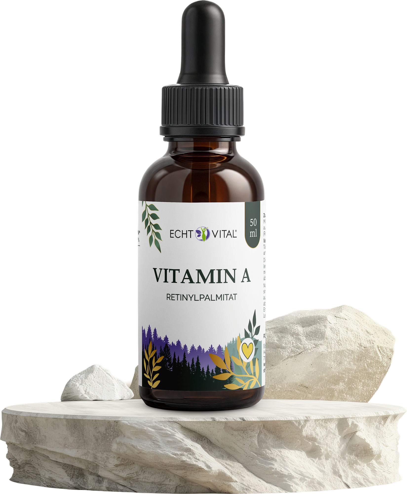 Vitamin A natürlich Tropfen - ECHT VITAL Premium Qualität